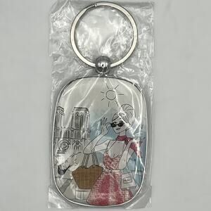 New Eloise Les Parigines Keychain La Chaise Longue France French Fashion Keyring